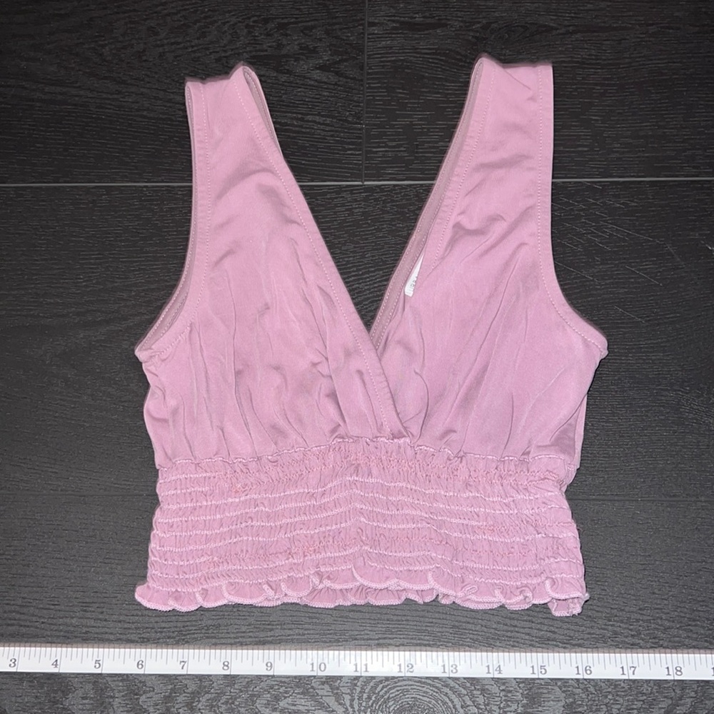 Urban Outfitters Textured Surplice Top